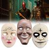 Exquisite Human Purge Plan God Horror Mask Featuring Smiling Face Full Face Resin Collectible