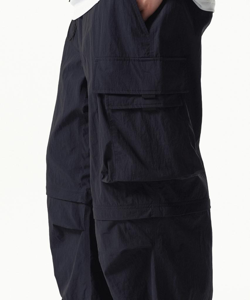 Musinsa Standard [City Leisure] Wide Belted Detachable Cargo Pants [Navy]