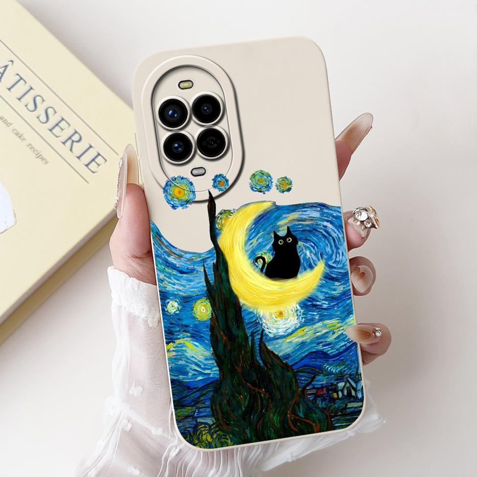 For Huawei Nova 13 Pro Case MIS-AL00 Silicone Cute Cartoon Cat Luxury Fashion Shockproof Bumper For Huawei Nova 13Pro Back Cover