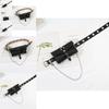 Punk Style Belt For Women With Pu Material And Adjustable Pin Buckle For Fashionable Streetwear