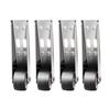 1/4Pcs Bedroom Door Sinking Repair Pulley Multifunctional Low Profile Fixed Casters High Stability