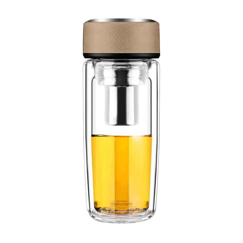 Shuizhong Shen Portable Double Wall Glass Tea Infuser Bottle