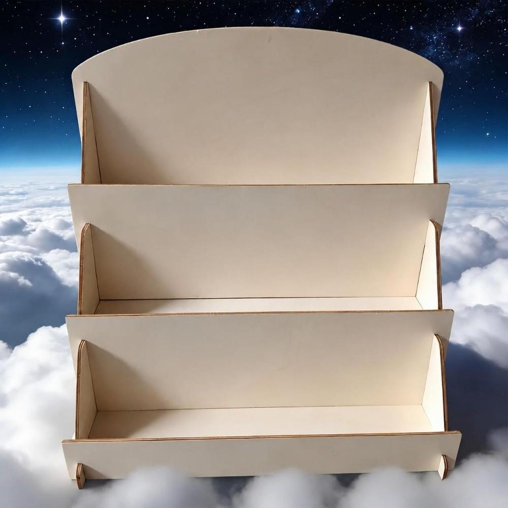 Wood Candy Storage Shelf Multi-Purpose Cookies Storage Rack Book Display Shelf Trade Shows