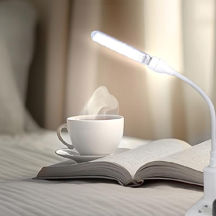 USB LED Lighting with 8 Bright LEDs and Flexible Extension for Multiple Purpose Use In Camping Fishing Dorms Bedrooms
