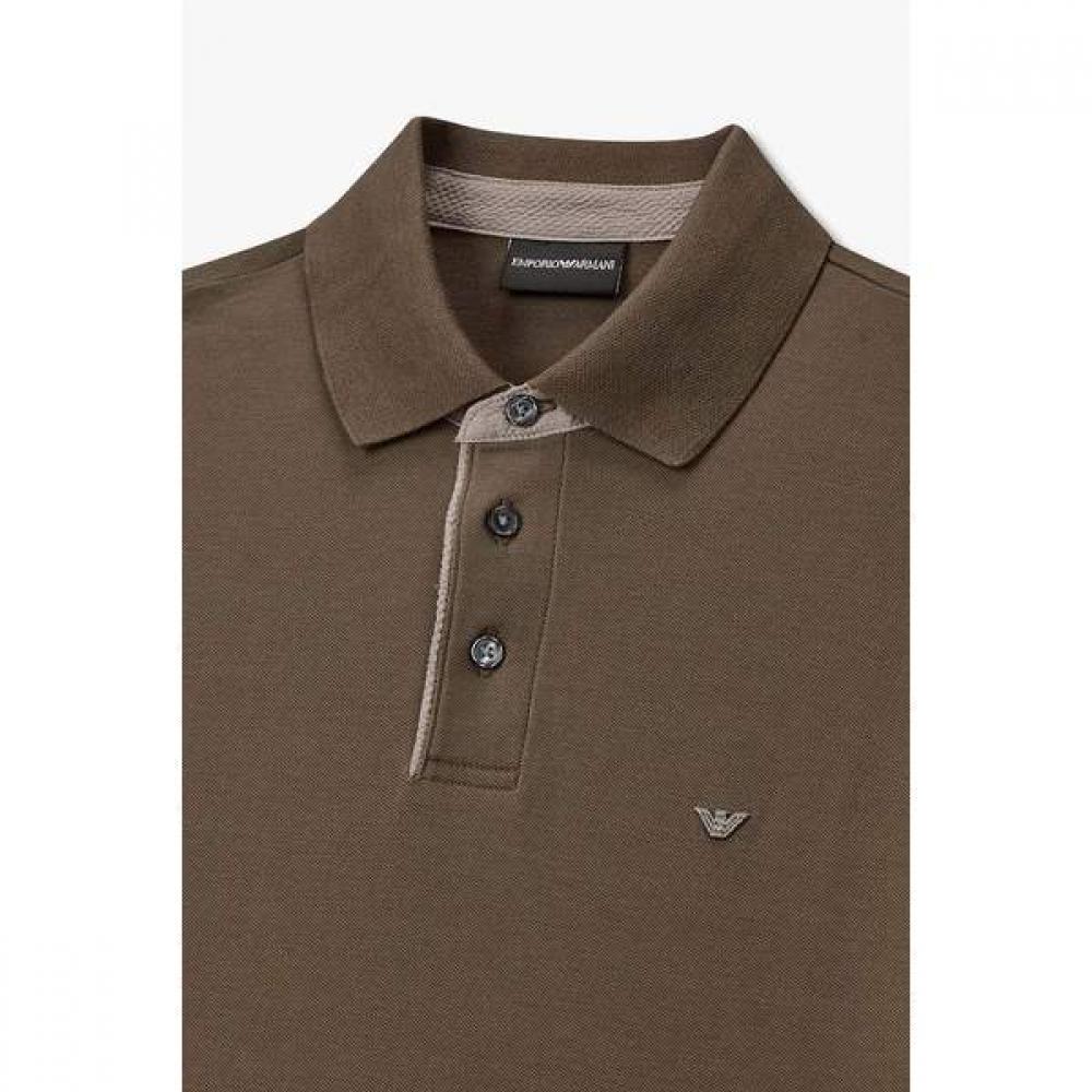 Emporio Armani Men S Short Sleeve Cotton Pique Polo Shirt A516126053