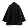 2026 Women's European & American Winter Lapel Long-Sleeve Fluffy Coat - Comfortable, Loose Fit