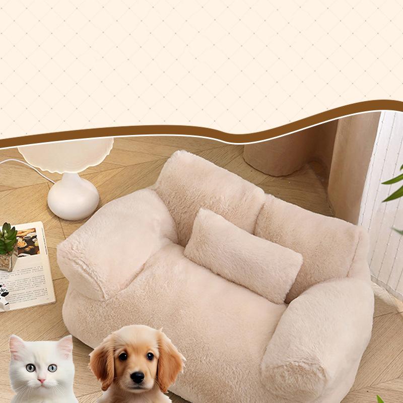 Soft and Comfortable Small Dog Bed Suitable for All Seasons, Warm and Thoughtful Large Cat Bed, Pet Sofa, Pet Supplies, Large Dog Bed