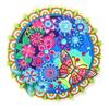 5D DIY Decorative Festive Flower Circle Mosaic Diamond Painting Wreath Art Craft