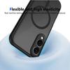 For Samsung Galaxy S25 Edge Magnetic Case Skin Touch Matte Translucent PC + TPU Anti-Drop Phone Cover