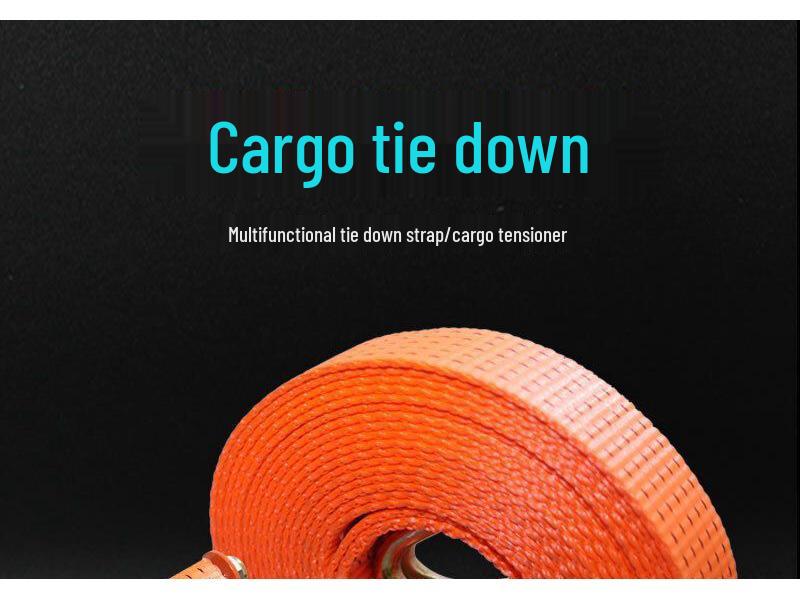 All-Purpose Heavy-Duty Ratchet Tie-Down Straps for Secure Cargo Binding