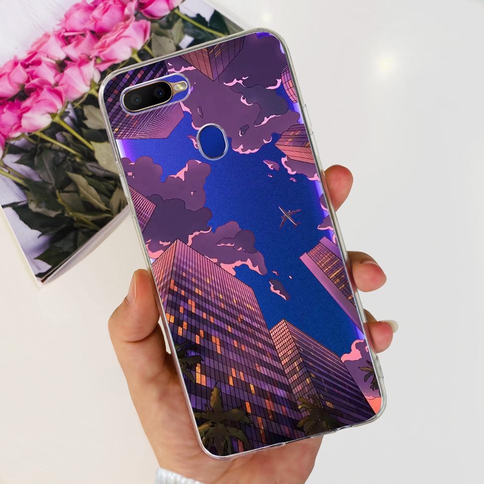 Silikon-Handyhülle für OPPO A5S Hülle AX5s CPH1909 Weiche TPU-Rückseite Für Oppo A7 AX7 CPH1901 CPH1903 Hüllen Capa Coque Fundas