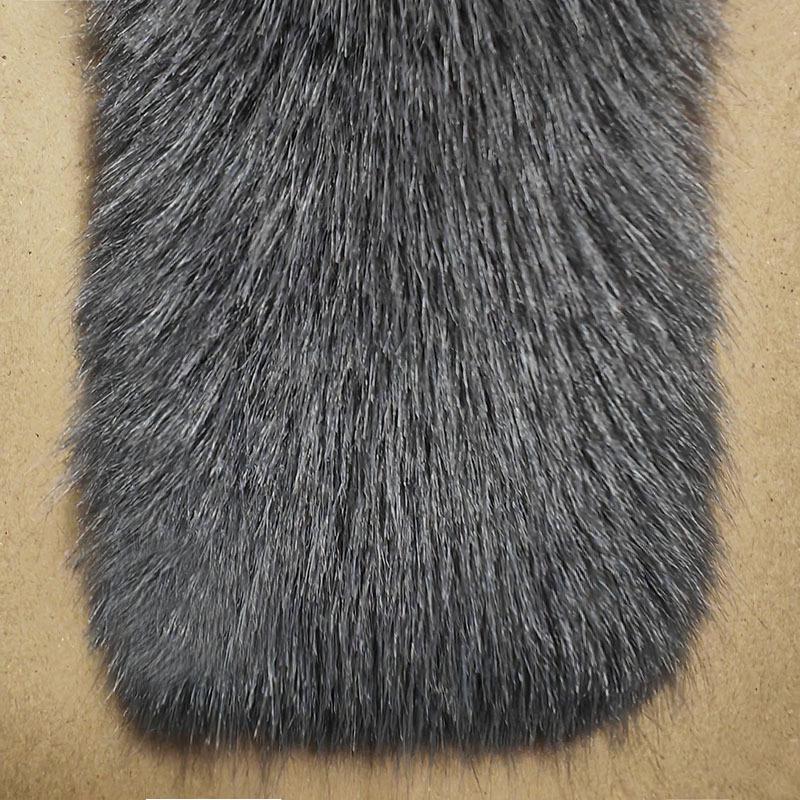Women's Mid-Length Imitation Fox Fur Coat - Long Sleeve European & American Fashion Warm Overcoat