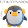 25/40CM Niedlicher Pinguin Stofftier Plüschkissen Weich Kawaii Squishy Anime Plüschtier Umarmendes Körperkissen Überraschungsgeschenke für Jungen Mädchen Kinder
