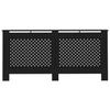 Cache-radiateur - VIDAXL - Noir - MDF - Espace de rangement pour livres et ornements
