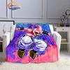 Japanische Animation Rolle Majin Buu 3D-Druck Tagesdecke Decke Anime-Charaktere Buu Flanelldecken Überwurfdecken