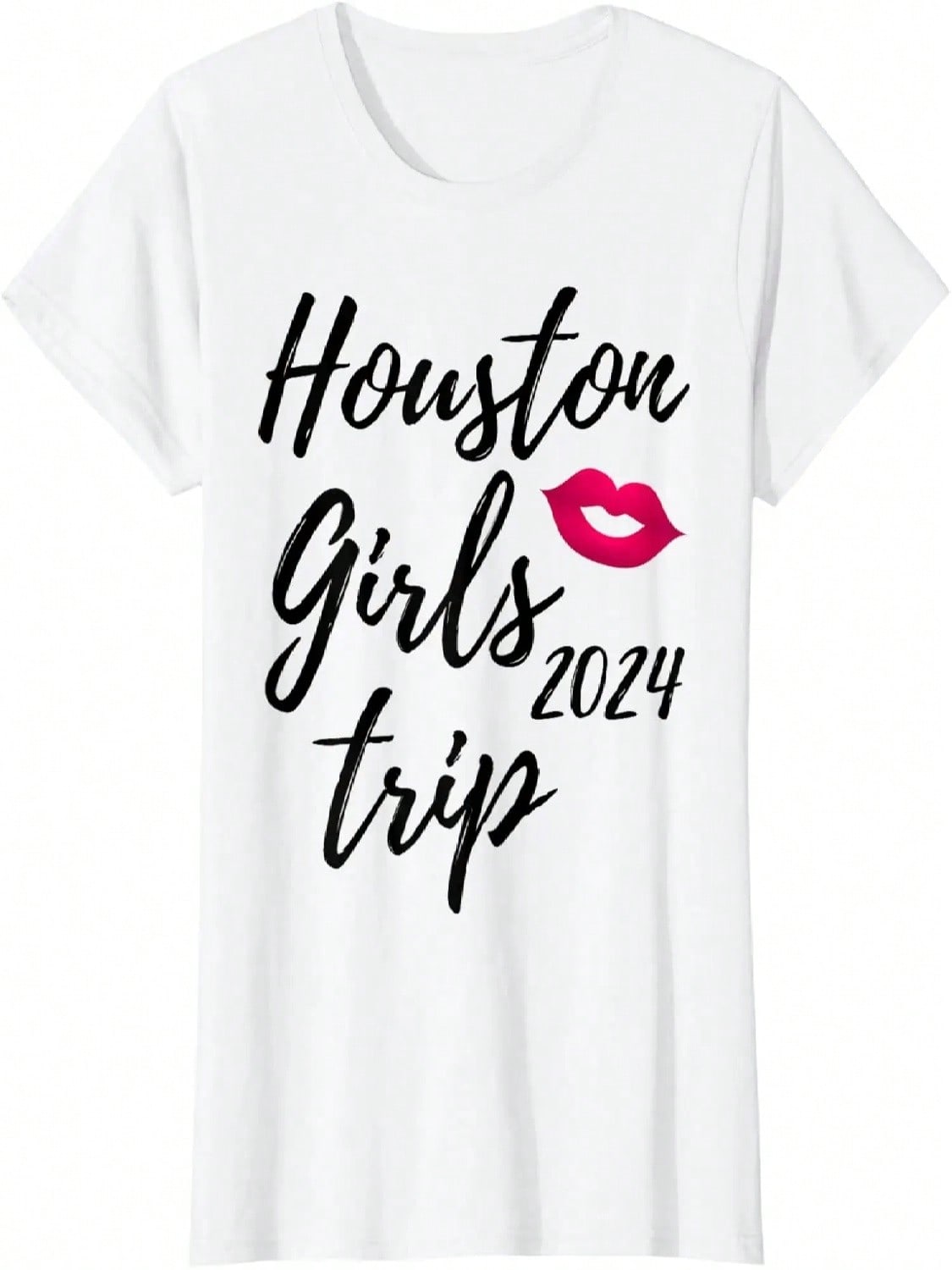 Houston Girls Trip 2024 Texas Vacation Fun Group Matching T-Shirt S разноцветный