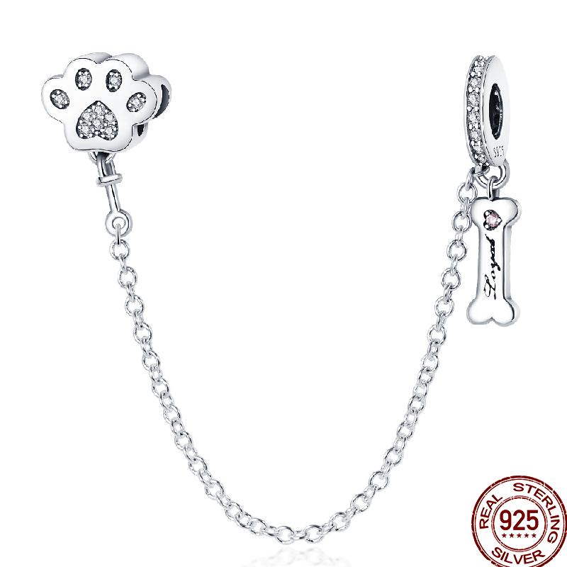 Copper Shiny Zircon Chain Series Beaded Beads Suitable For Pan Original Bracelet Diy Jewelry Gift