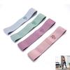Crochet Non-Slip Yoga Resistance Band Glute Workout Elastic Fitness Pull Band for Butt Toning Leg Stretching Home Gym Training