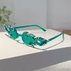 Fashion Rimless Fire Design Shades Women Candy Color Decor Party Sunglasses Chic Crystal Shiny Beach Pink Sun Glasses
