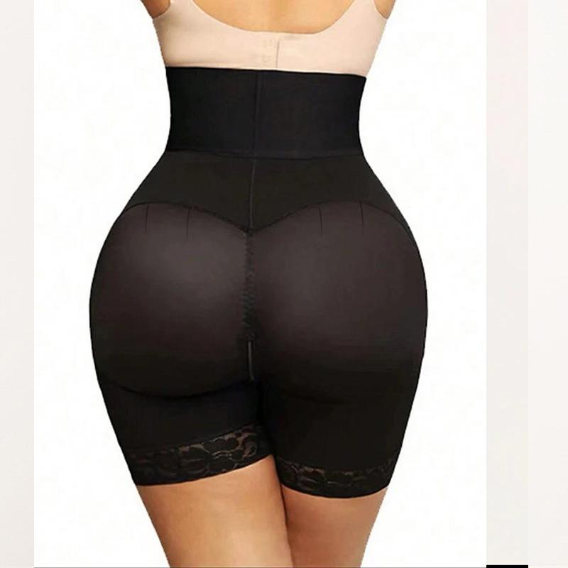 Women S One Piece High Waist Tummy Control Butt Lifter Shapewear Pants With 3 Row Buttons Crotch Zipper Plus Size
