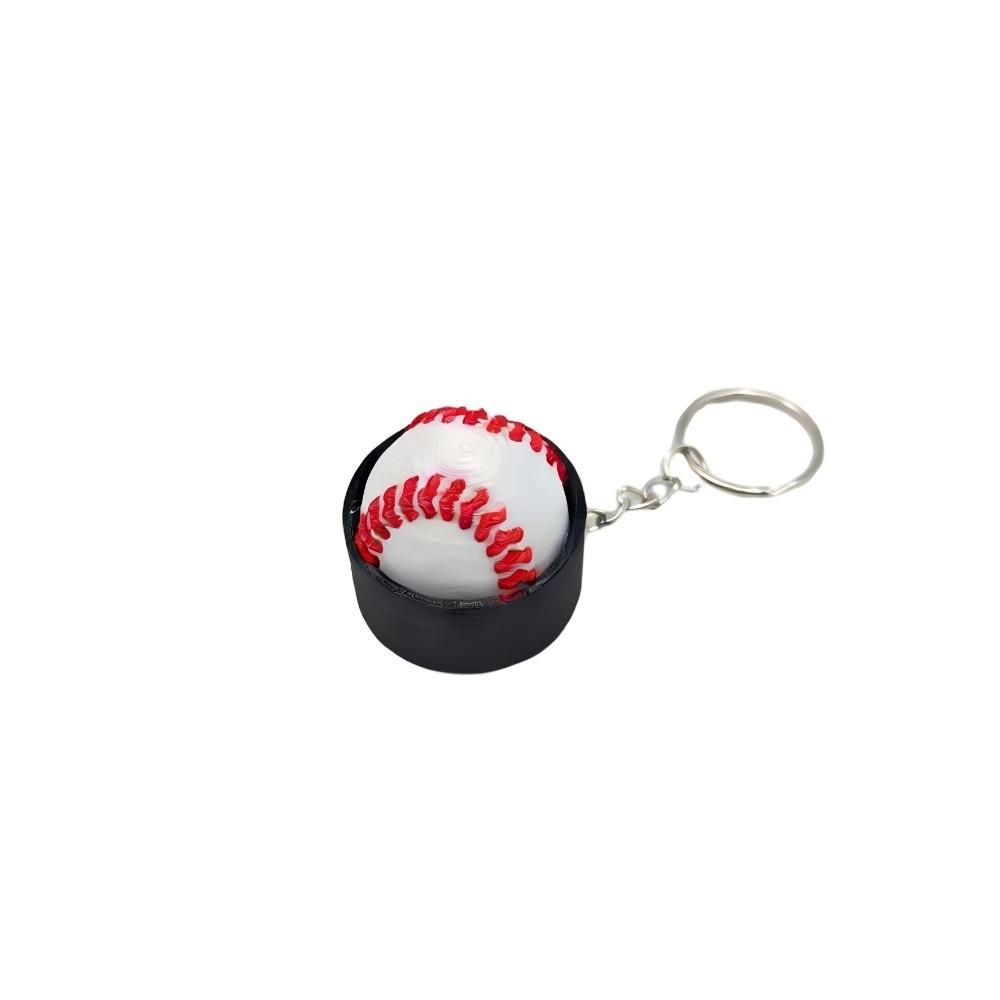 Sports Theme 3D Printed Keychain Creative Design Clicker Keychain Daily Carry