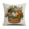 Autumn Pumpkin Print Pillow Case New Living Room Seat Cushion Farm Decorative Sofa Pillow