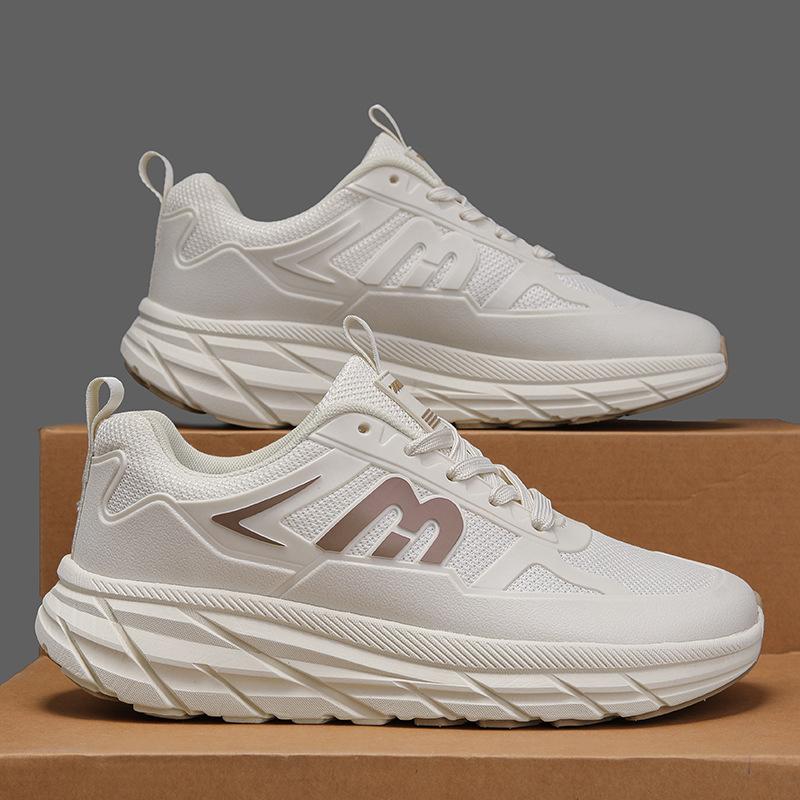 

Sneakers large size wide head casual shoes summer thin breathable feet wide feet fat eversion wide head 47 бежевий