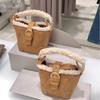 Autumn and Winter Bags Women's Shoulder Bags Women's Casual Retro Plush Bags Versatile Commuter Bags Mao Mao Portable Messenger Bags