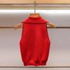 Spring 2026 Bow Bead Knit Sleeveless Vest