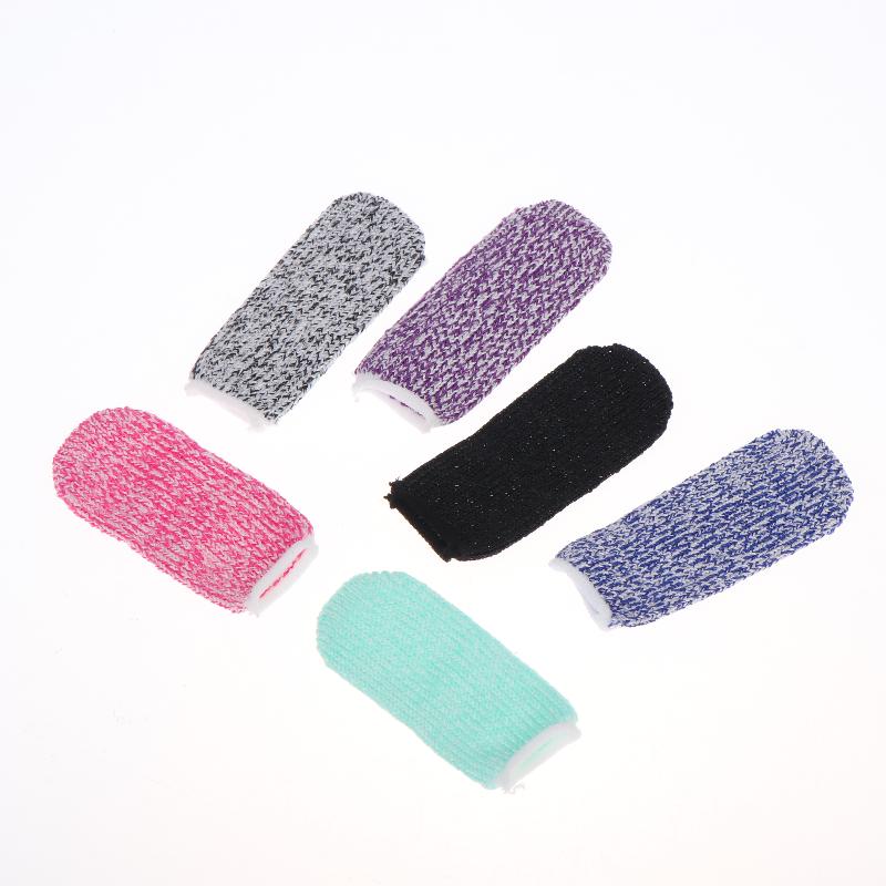 5Pcs Cut Resistant Finger Cots Finger Sleeve Protectors Reusable Finger Covers Flexible Fingertip Cots For Sewing Supplies