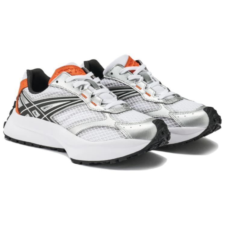 New Onitsuka Tiger Anti Slip Wear Resistant Low Top Casual Shoes Unisex White Black Orange 1183C427-100