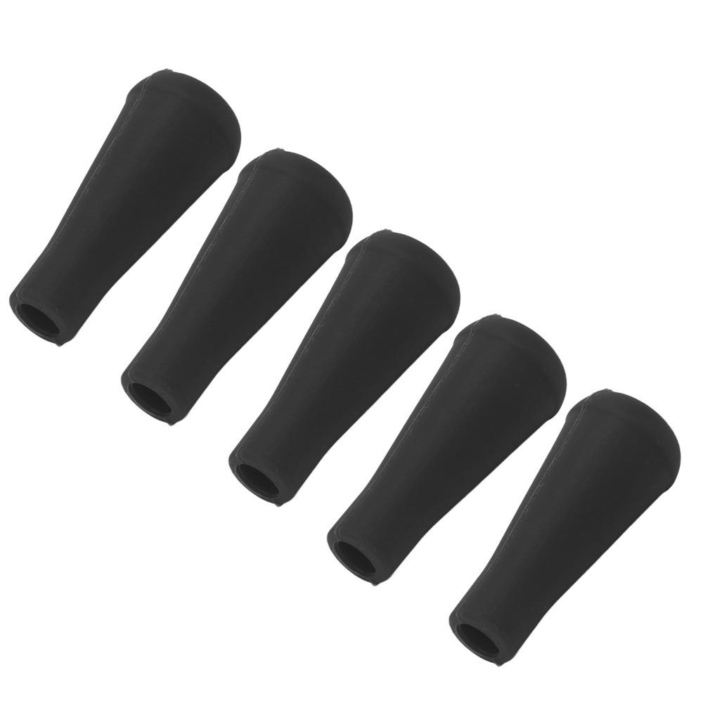 5PCS Rubber Archery Arrow Tips 8mm/0.31in Inner Diameter Training Arrow Points for Wood Arrows