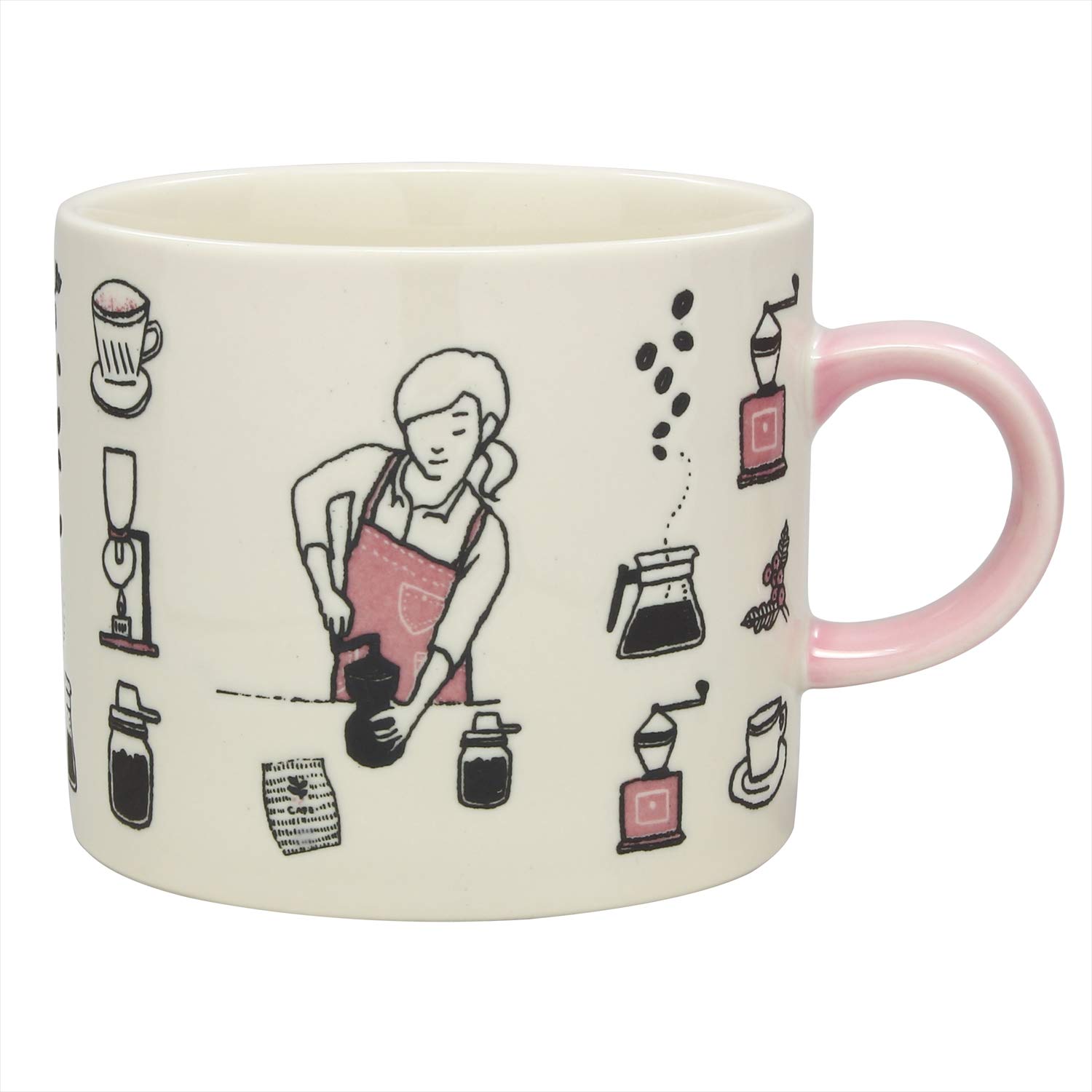 

Кружка Mino Ware Barista розовая K13323
