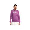 Comfortable Hoodie With Brand Logo Women Hoodies Purple DQ5776-518