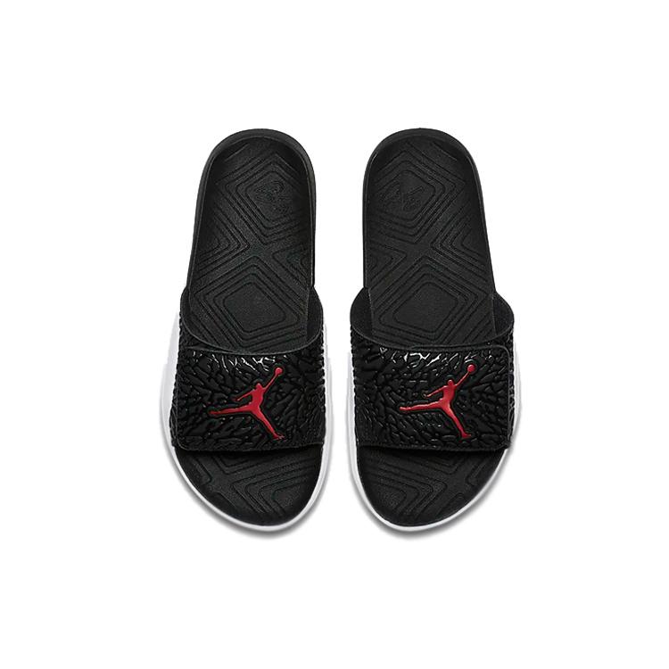 Air Jordan Hydro 7 V2 'Black Gym Red' GS BQ6291-016