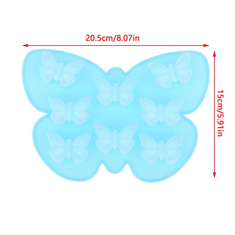 1Pc Butterfly Ice Cube Tray Jello Silicone Mold Diy Soap Making Bath Wax Melts Maker Kitchen Cake Decor Supplies