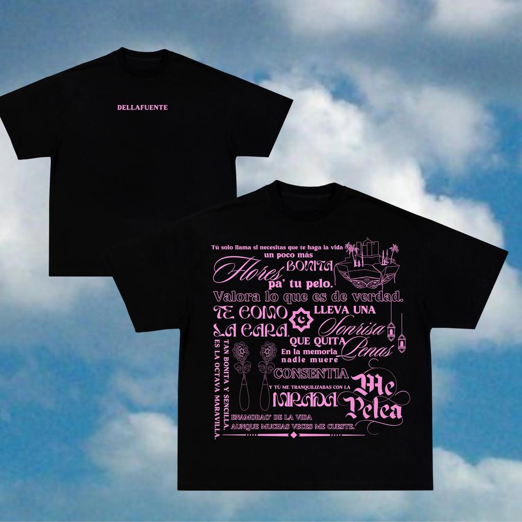 Vintage Lässige Hochwertige Baumwolle Druck Tops Rapper Dellafuente Für Die Sorgen Dellafuente Für Die Freuden T-Shirts Unseix