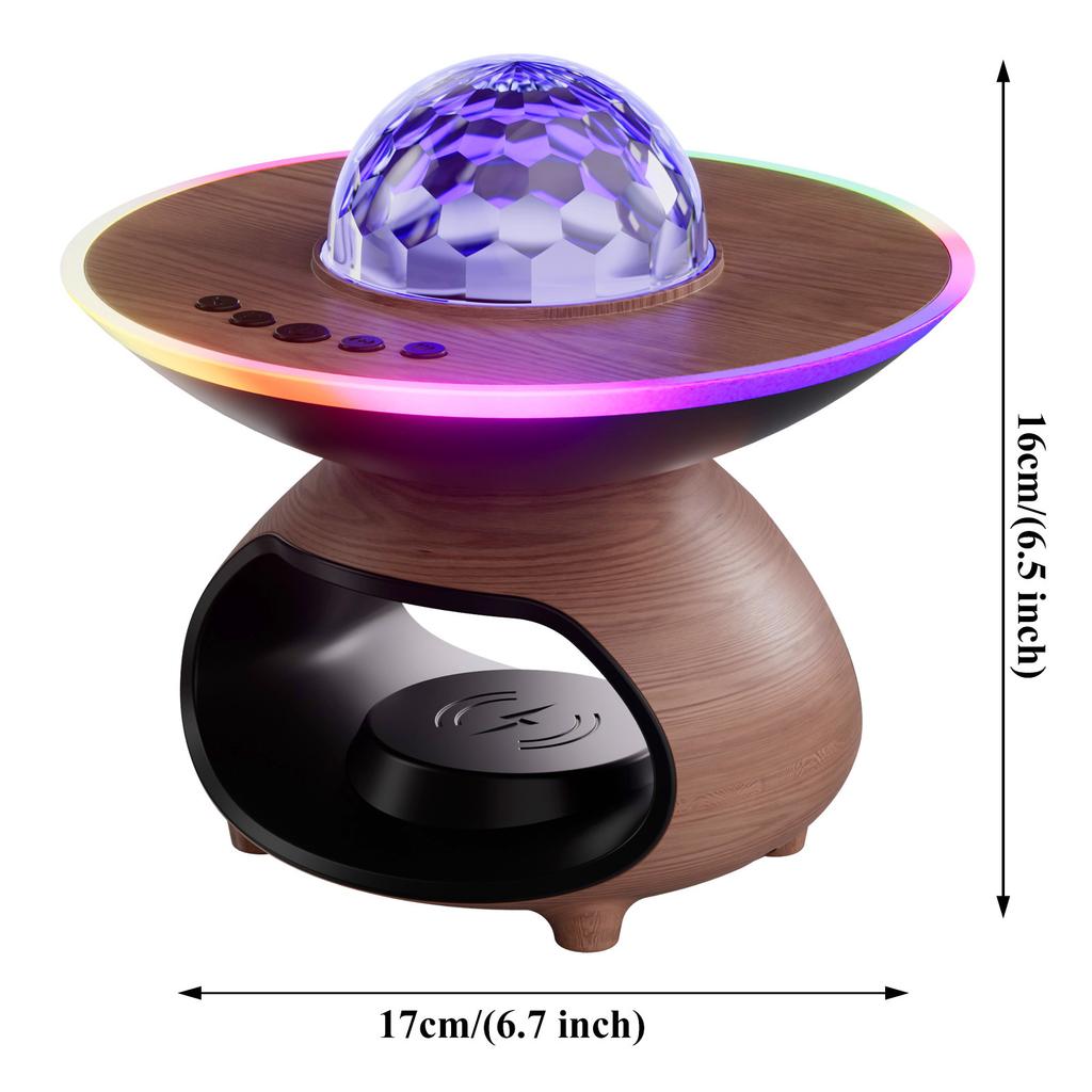 Kreatives Mobiles Kabelloses Lade Nachtlicht Schlafzimmer Schreibtisch Schreibtischlampe Wohnheim Bett Projektionsbeleuchtung