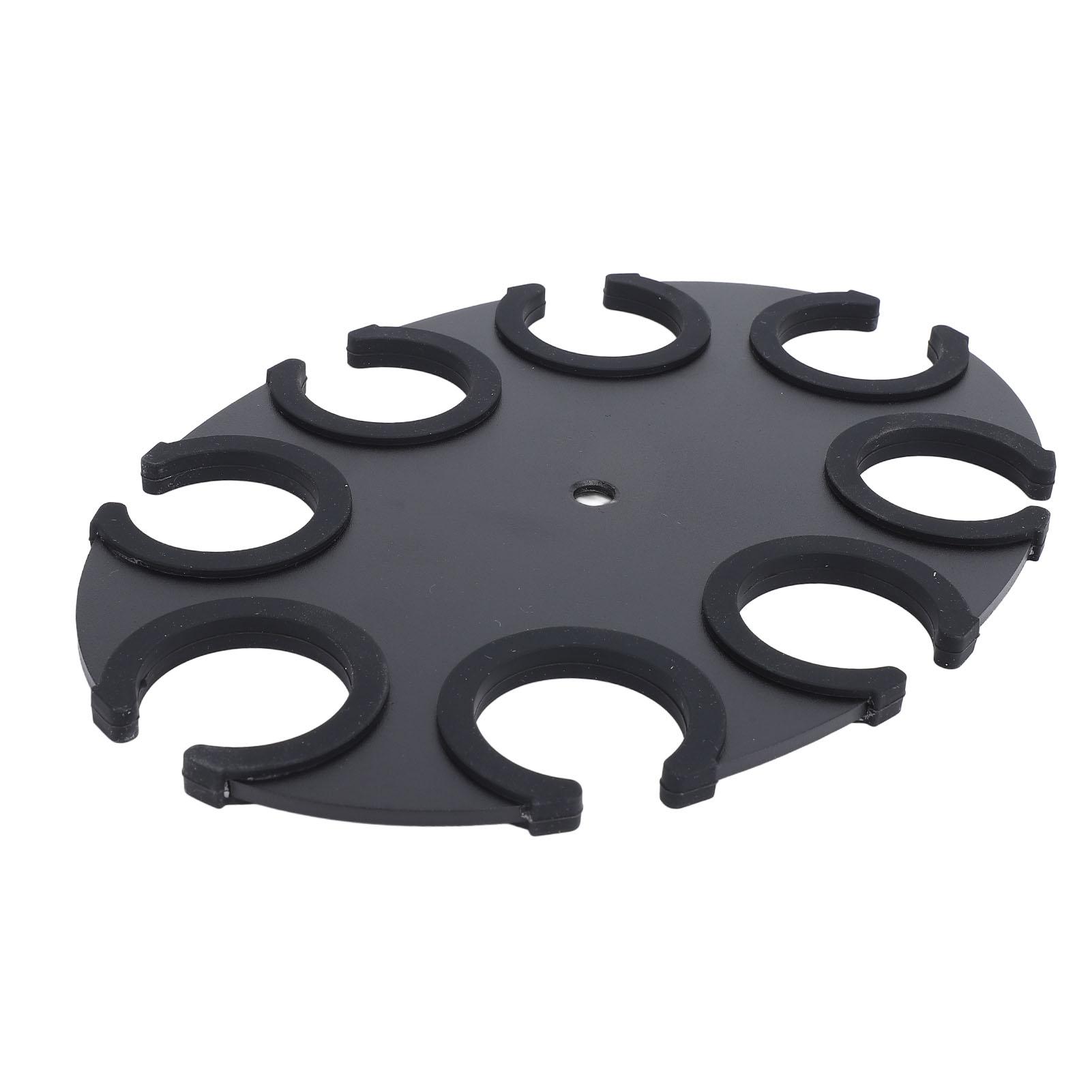 

Держатель для микрофона 8 отверстий Алюминиевый сплав Мягкий силикон Держатель для микрофона Органайзер-подставка для ручных динамических