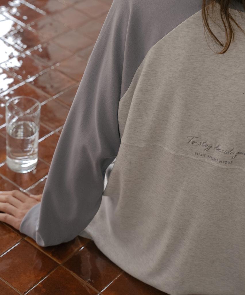 TILL I DIE Raglan Oversized Modal Tee [Tifa06Lt05]_Blue