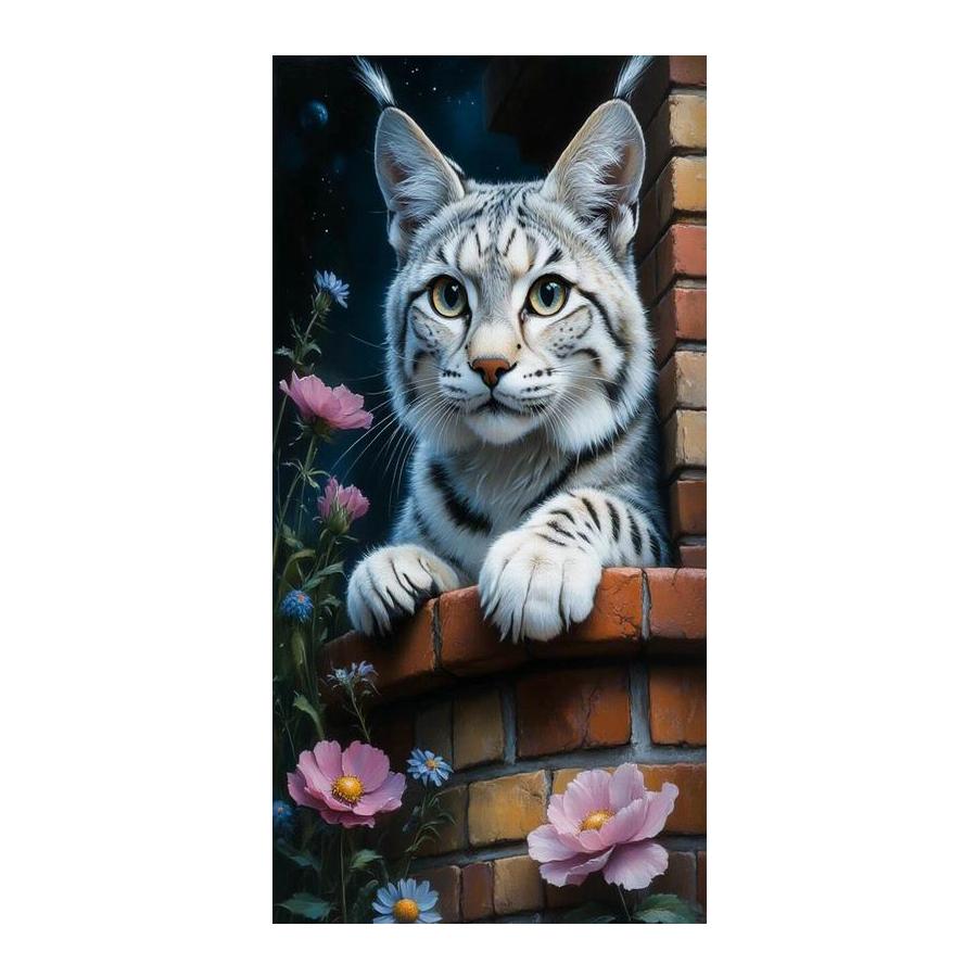 Black and White Cat Large Size Diamond Painting New Collection Pet Animals Diy Full Square Round Drill Rhinestone Embroidery Mosaic Cross Stitch Kits