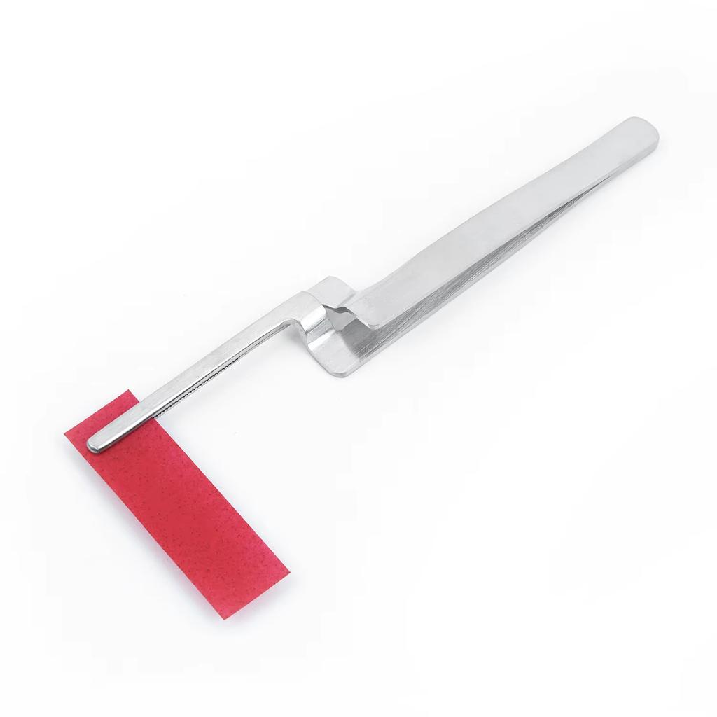 Nigf Dental Miller Artikulationspapier Pinzette Zange Gerade/Gebogen Dentalinstrument Dental Artikulationspapier Pinzette