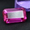 CERTIFIED Ruby Pink Loose Gemstone Natural 9.95 Ct Emerald Shape Ring Size AR-3704-SA