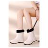 Ladies' Winter Fashionable Soft Breathable Cotton Rain Shoes