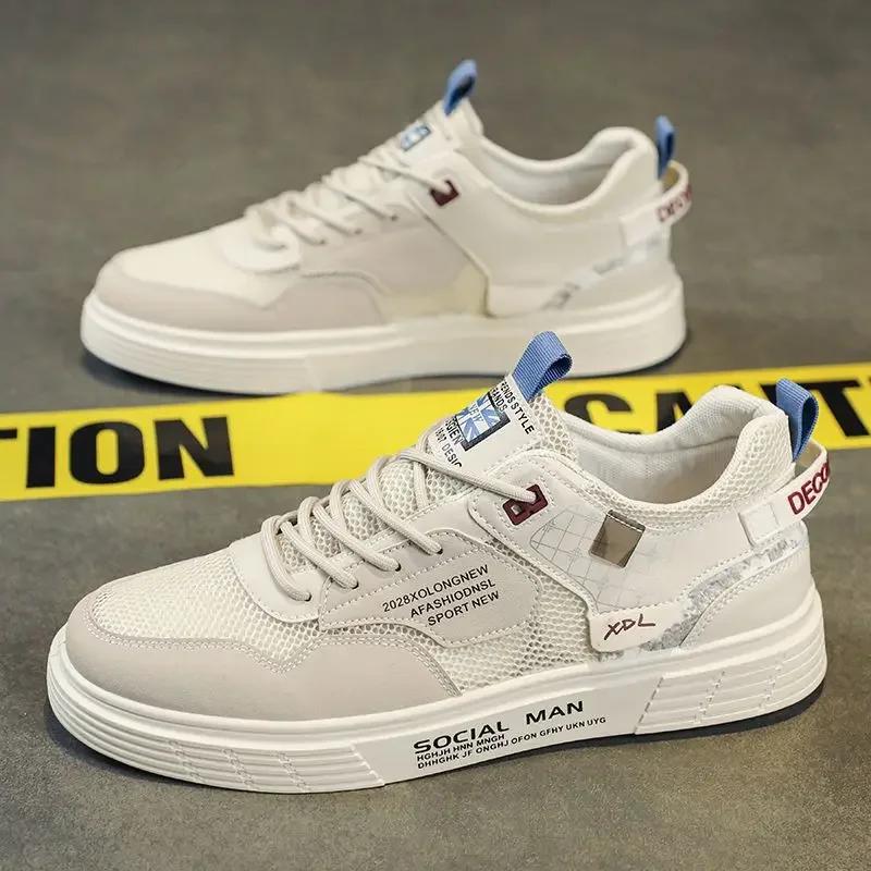 

Fashion Summer Men s Low-Top Canvas Sports Casual Shoes Breathable Mesh Versatile Trendy Board Shoes for Students And Adults 39