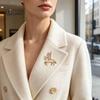 Women Horse Brooch Rhinestone Flying Brooch, Hollow Winged Lapel Pin for Men Wear-resistant Women, Decorative Badge Clothes Bag Hat Scarf Suits