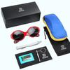 DUCO Baby Polarized Flexible Rubber UV400 Suitable for Ages K012 Sunglasses, Lenses, Frame, Headband, Protection, 0-3, (Red)