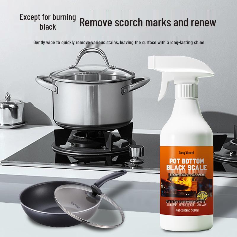Stainless Steel Pot Bottom Cleaner - Heavy Duty Oil Stain & Dirt Remover