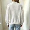Women's Openwork Knit Button Down Cardigan Sweater for Casual Everyday Wear