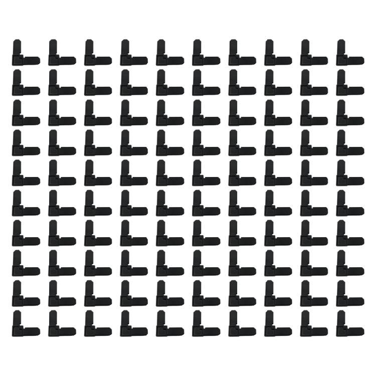 Plastic Window Screen Repair Set 5/16X3/4Inch Window Screen Frame Corner Connector Plastic Right Angles Corner Bracket